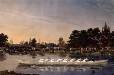 A corrida de barcos, c.1850
